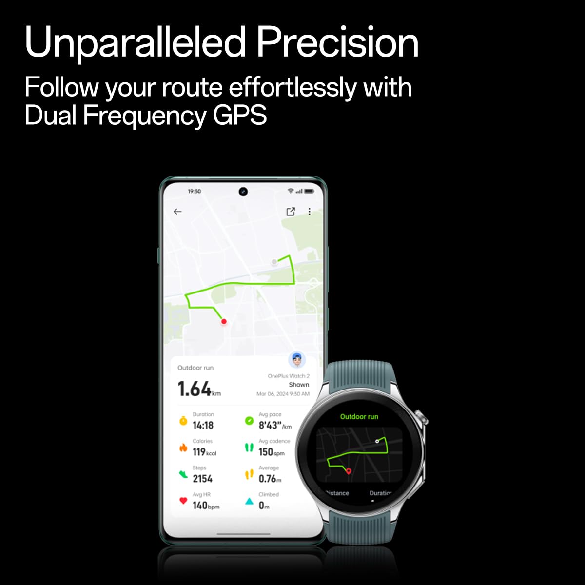 OnePlus Watch 2 Classic Edition (1.43″ AMOLED, 100 h battery, Stainless‑Steel)
