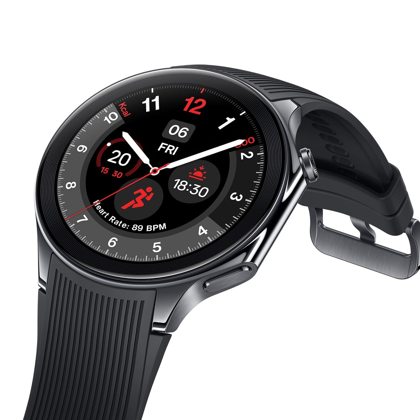 OnePlus Watch 2 Classic Edition (1.43″ AMOLED, 100 h battery, Stainless‑Steel)