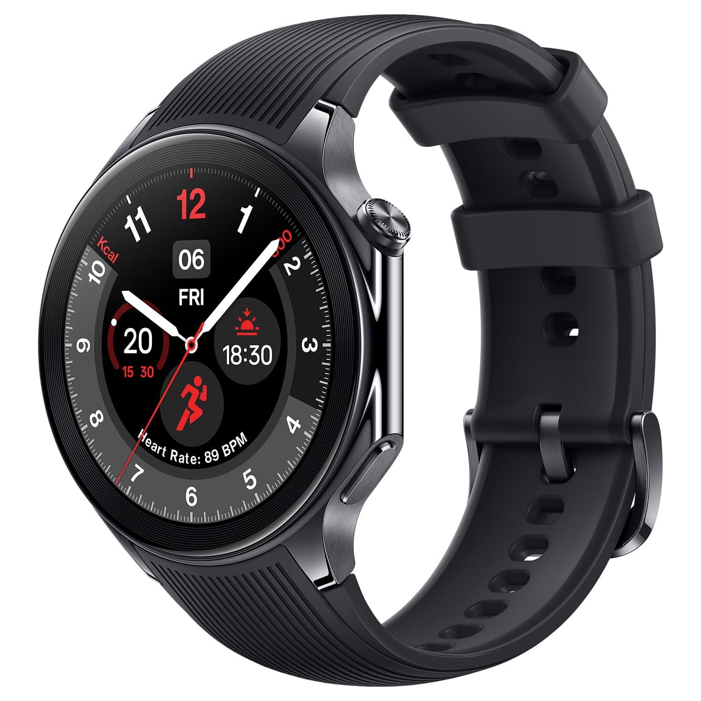 OnePlus Watch 2 Classic Edition (1.43″ AMOLED, 100 h battery, Stainless‑Steel)
