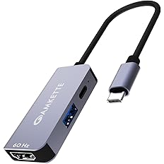 Amegon AMUH07C USB-C to 8 in 1 Multifunction Hub USB 3.1, USB3.0 X 7: 5Gbps; USB C,USB C X 1:5v/3a Extra Power, Wide Compability: Laptop, PC Tower, Flash Drive, Keyboard, Mouse, Card Reader & More.