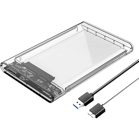 Amegon 2.5"" External Hard Drive Enclosure