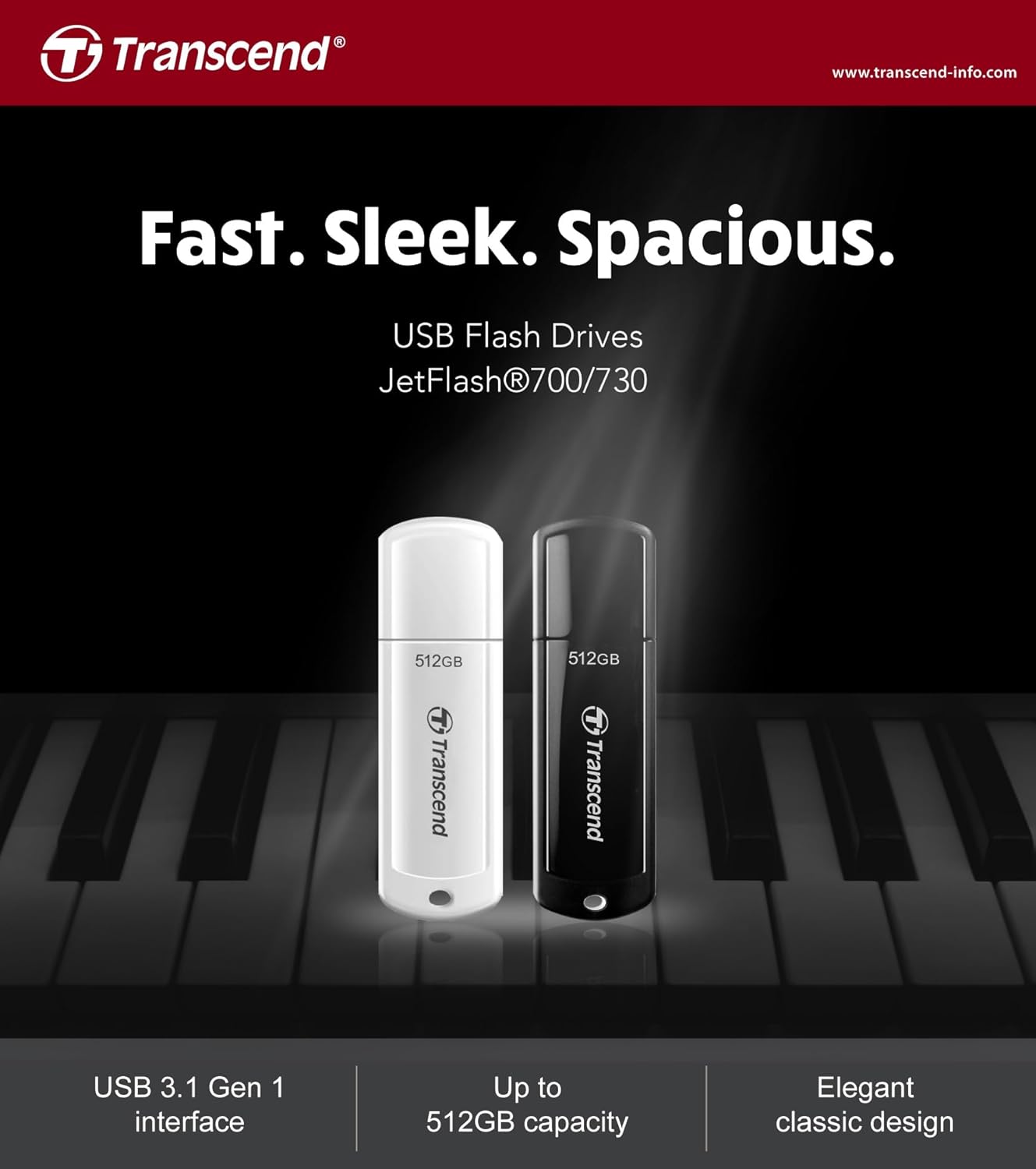 128GB PEN DRIVE TS128GJF700