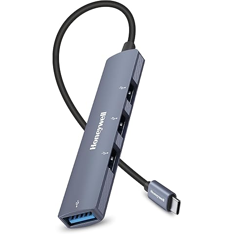 Amegon 7 in 1 USB Type-C Hub Multiport Adapter, USB Type C to 4K@30Hz HDMI, 100Mbps Ethernet, 2 USB 3.0 Ports, 100W PD and SD/TF Cards Reader Adapter for MacBook, iPhone 15 Pro Max, Laptop, Desktop