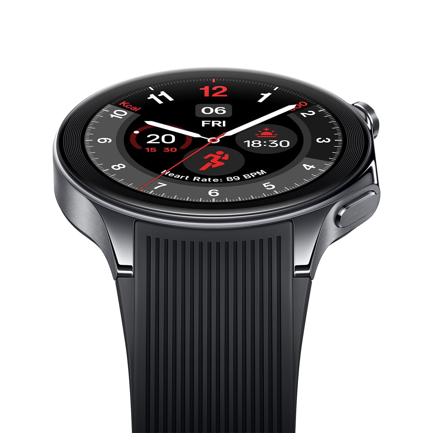 OnePlus Watch 2 Classic Edition (1.43″ AMOLED, 100 h battery, Stainless‑Steel)