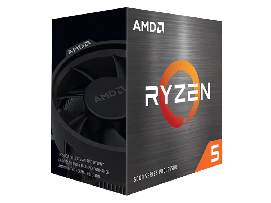AMD 5000 SERIES RYZEN 5 5600 DESKTOP PROCESSOR 6 CORES 12 THREADS 35 MB CACHE 3.5 GHZ UPTO 4.2 GHZ AM4 SOCKET 500 SERIES CHIPSET (100-100000927BOX)