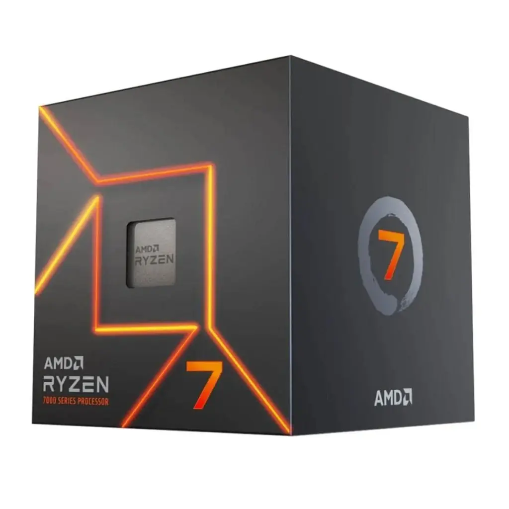 AMD 7000 SERIES RYZEN 7 7700 DESKTOP PROCESSOR 8 CORES 16 THREADS 40 MB CACHE 3.8 GHZ UPTO 5.3 GHZ AM5 SOCKET (100-100000592BOX)
