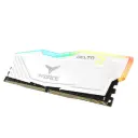 TEAMGROUP T-FORCE DELTA RGB 16GB 3200MHZ (3200MT/S) CL16 WHITE DDR4 DESKTOP GAMING MEMORY, METAL HEATSINK, ARGB MOTHERBOARD SYNC, XMP 2.0, FOR INTEL/AMD CPU...