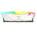 TEAMGROUP T-FORCE DELTA RGB 8GB 3200MHZ (3200MT/S) CL16 WHITE DDR4 DESKTOP GAMING MEMORY, METAL HEATSINK, ARGB MOTHERBOARD SYNC, XMP 2.0, FOR INTEL/AMD CPU,...