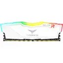 TEAMGROUP T-FORCE DELTA RGB 8GB 3600MHZ (3600MT/S) CL18 WHITE DDR4 DESKTOP GAMING MEMORY, METAL HEATSINK, ARGB MOTHERBOARD SYNC, XMP 2.0, FOR INTEL/AMD CPU,...