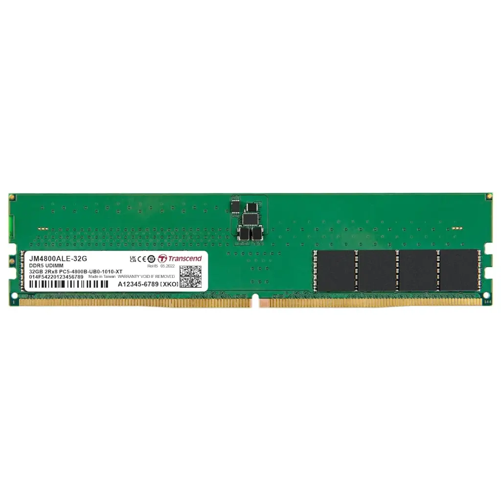 TRANSCEND 32GB DDR5 4800 DESKTOP JM4800ALE-32G