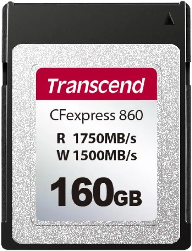 TRANSCEND 160GB CF EXPRESS CARD – COMPACTFLASH MEMORY CARD FOR DSLR CAMERAS (MODEL: TS160GCFE860)