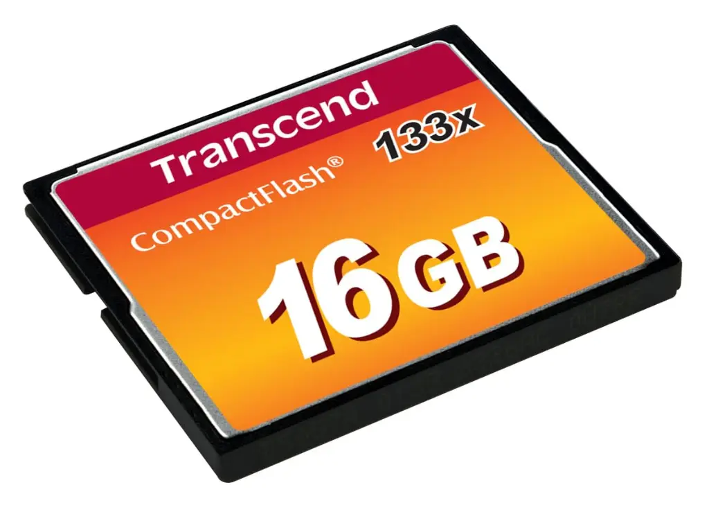 TRANSCEND 16GB CF CARD – COMPACTFLASH MEMORY CARD FOR DSLR CAMERAS (MODEL: TS16GCF133)