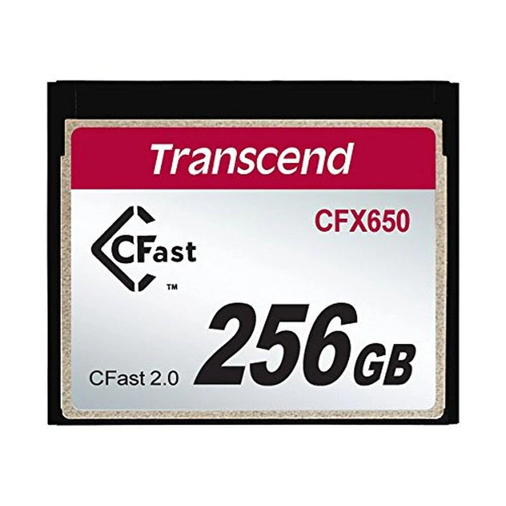 TRANSCEND 256GB CFAST CARD – COMPACTFLASH MEMORY CARD FOR DSLR CAMERAS (MODEL: TS256GCFX650)