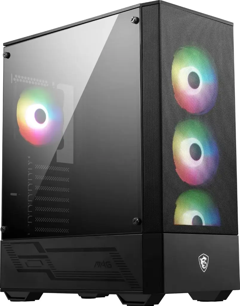 Msi Mag Forge 112R Argb Atx Mid Tower Cabinet (Black) (MAG-FORGE-112R)