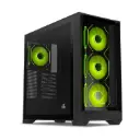 Ant Esports 621 C3 ATX Mid-Tower Computer Case/Gaming Cabinet with Type-C | Support ATX, Micro-ATX, Mini-ITX | Pre-Installed 4 Rear ARGB Infinity Mirror...