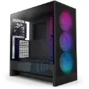 NZXT H5 Flow RGB 2024 - Compact ATX Mid-Tower PC Gaming Case - High Airflow - F360 RGB Core (CV) Included - 360mm Front & 240mm Top Radiator Support -...