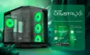 Ant Esports Crystal X11 Gaming Computer case Mid-Tower Cabinet Compatible with Computer  (Black)