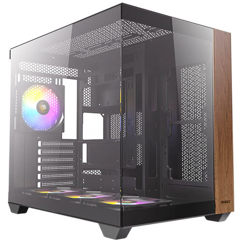 Antec CX800 Wood ARGB ATX Mid Tower Cabinet (Black) – CX800-WOOD-ARGB-BLACK