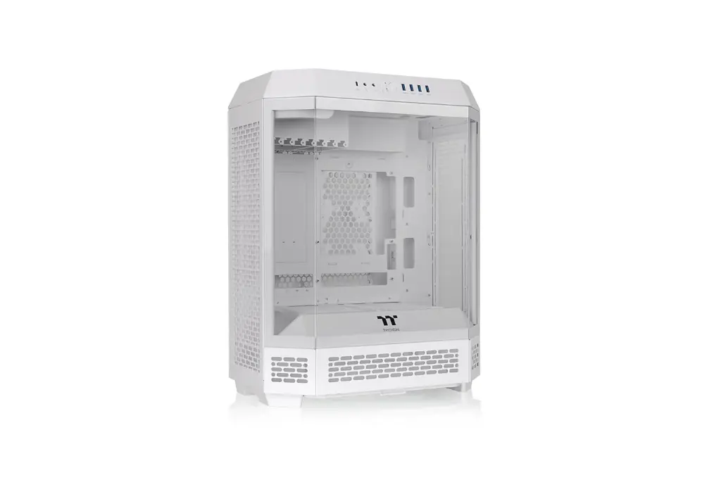 Thermaltake The Tower 600 Snow White ATX Mid Tower Cabinet – CA-1Z1-00M6WN-00