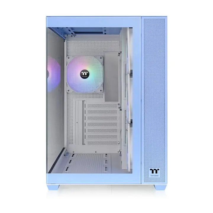 Thermaltake View 380 TG ARGB ATX Mid Tower Cabinet Hydrangea Blue – CA-1Z2-00MFWN-00