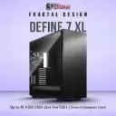 Fractal Design Define 7 XL TG Light Tint E-Atx Full Tower Cabinet Black – FD-C-DEF7X-02