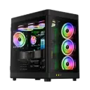 Gamdias Neso P1 B E-ATX Full Tower Cabinet Black – NESO-P1-B