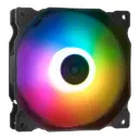 XPG Vento 120 ARGB Case Fan/Cooler for PC with 9 LEDs, 1200 RPM, 45.3 CFM Fan Airflow - VENTO120ARGB-BKCWW