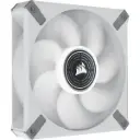 CORSAIR ML120 LED Elite, 120mm Magnetic Levitation White LED Fan with AirGuide, Single Pack - White Frame