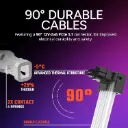 Cooler Master V850 SFX Gold White Edition Full Modular, 850W, 80+ Gold Efficiency, ATX Bracket Included, Quiet FDB Fan, SFX Form Factor, 10 Year Warranty