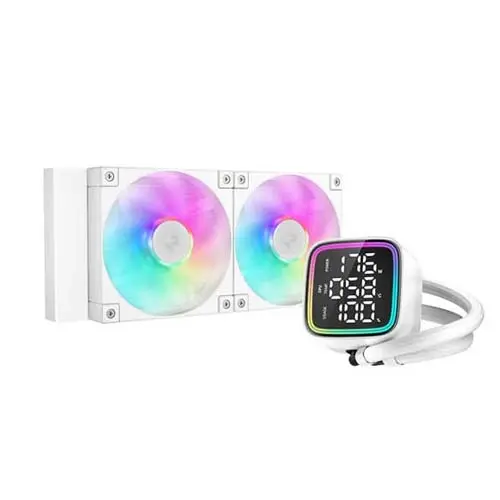 Deepcool LD240 WH RGB 240mm CPU Liquid Cooler (White) – R-LD240-WHDMMN-G-1
