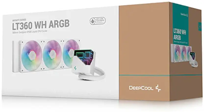 Deepcool LT360 ARGB WH AIO Liquid Cooling All in one Cooler  (White)
