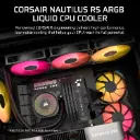CORSAIR Nautilus 240 RS ARGB Liquid CPU Cooler – RS120 ARGB Fans – Fits Intel® LGA 1851, AMD® AM5/AM4 – Simple Daisy-Chain Connections - Direct Motherboard...