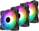Deepcool CF120 Plus 3 IN 1 RGB 120MM DP-F12-AR-CF120P-3P Case Fan/Cooler Black Cooling Fan Cabinet Cooler  (Black)