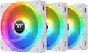 Thermaltake SWAFAN EX 14 RGB PC Cooling Fan White, 3 Pack, 500~2000 RPM, Magnetic Connection, Reversable Blades, Controller Included, CL-F162-PL14SW-A