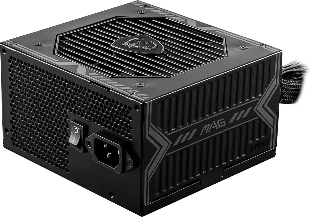 MSI MAG A750BN PCIE 5.0 Power Supply Unit, 750W, 80 Plus Bronze, PCIe 5.0 GPU Support, ATX PSU