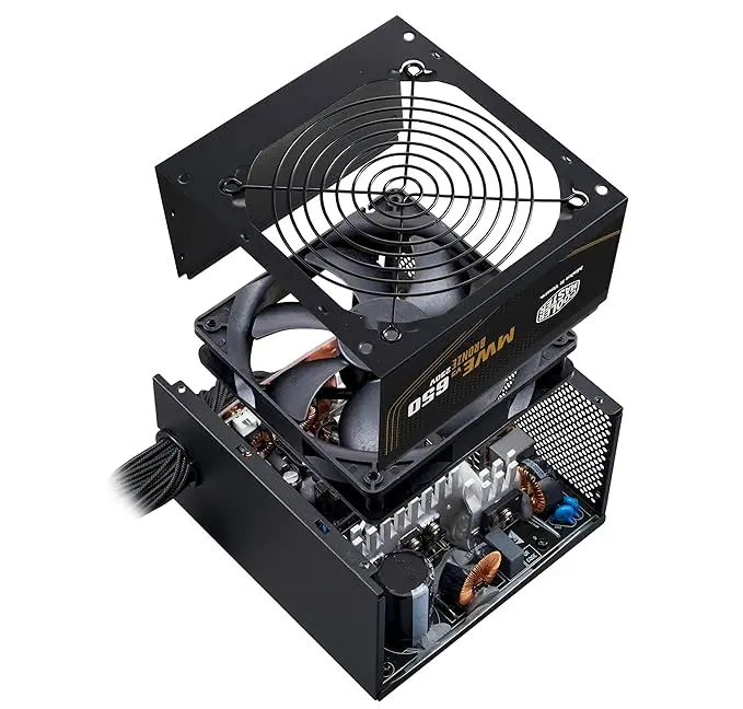 Cooler Master MWE 650 V3 Bronze ATX 3.1 Power Supply - Non Modular | 80 Plus Bronze Certified | Quite HDB Fan | DC-to-DC Circuit Design | ATX 3.1 Version |...