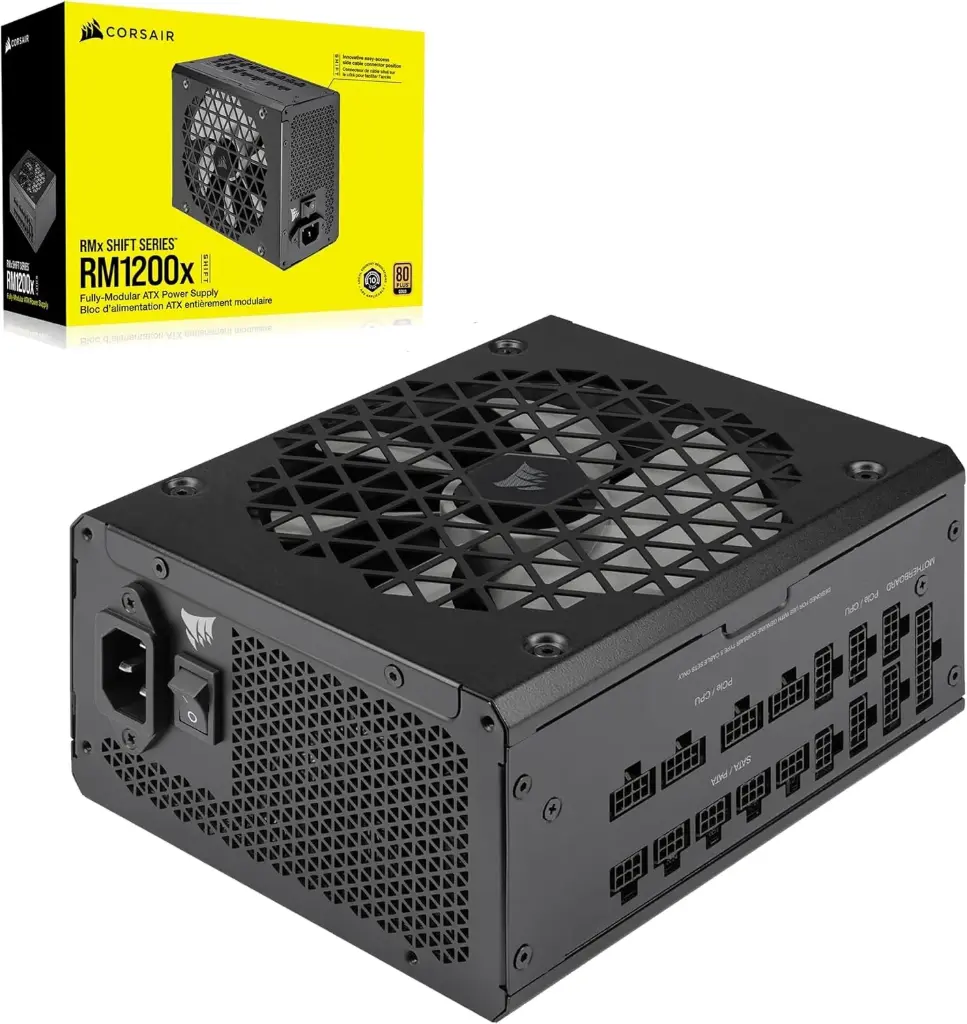Corsair RM1200x SHIFT 80 PLUS Gold Fully Modular ATX Power Supply – CP-9020254-IN
