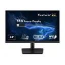 ViewSonic 60.96 Cm- VA2409-MHU (24") IPS FHD Professional Monitor USB Type-C One Cable Solution with 65W Laptop Charge Back, Bezel Less, Wall Mount, 2X...