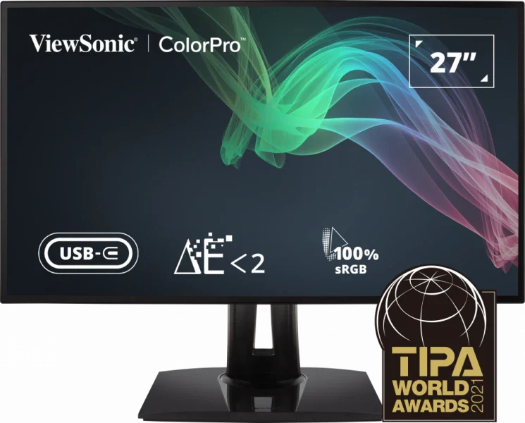 ViewSonic VP2768A 2K QHD 27-Inch IPS Monitor,100% sRGB & 100% Rec.709,Color Blindness Mode