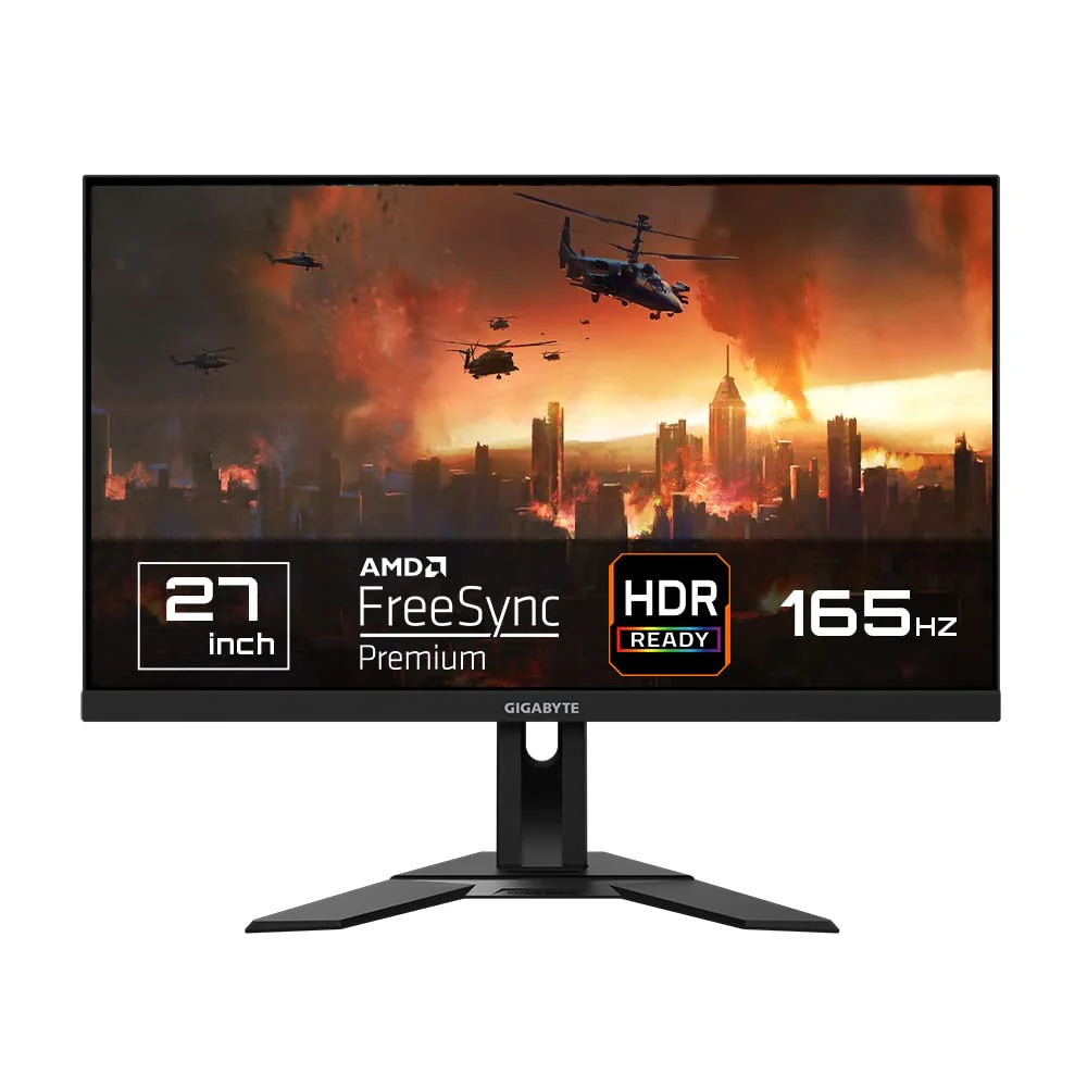 GIGABYTE G27F 2 cm 68.58 cm (27") 165Hz (170Hz OC) 1080P Gaming Monitor, 1920 x 1080 SS IPS Display, 1ms (MPRT) Response Time, 90% DCI-P3 /130% sRGB,...