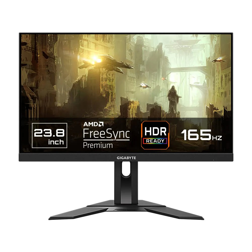 GIGABYTE G24F 2 23.8 Inch (60.452 Cm), 165Hz (180Hz Oc) Gaming Led Monitor with 1920 X 1080 Pixels SS IPS Display, 1Ms (Mprt) Response Time, 95% DCI-P3/125%...