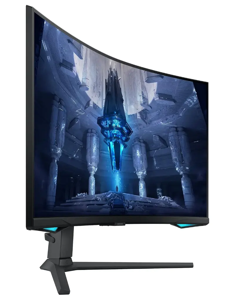 Samsung 32-Inch (80cm) 4K UHD Odyssey Neo G7 Gaming, 165 Hz, 1ms Curved Monitor, 3840 x 2160 Pixels, Mini-LED, Height Adjustable Stand, Matte Display,...
