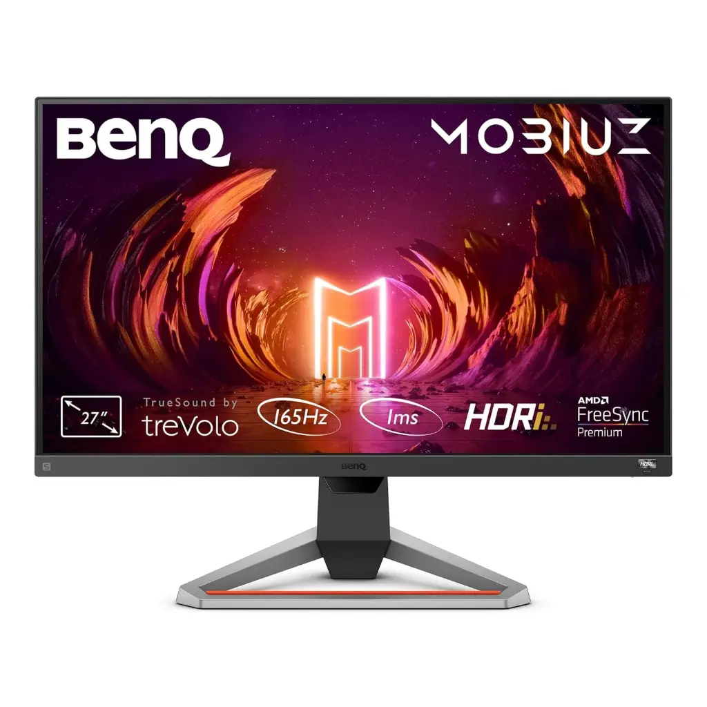 BenQ MOBIUZ EX2710S 27" IPS Full HD HDR Gaming Monitor 165Hz| 1ms MPRT| FreeSync Premium| Height Adjust| 99% sRGB| Bezel-Less| Black Equalizer| treVolo...