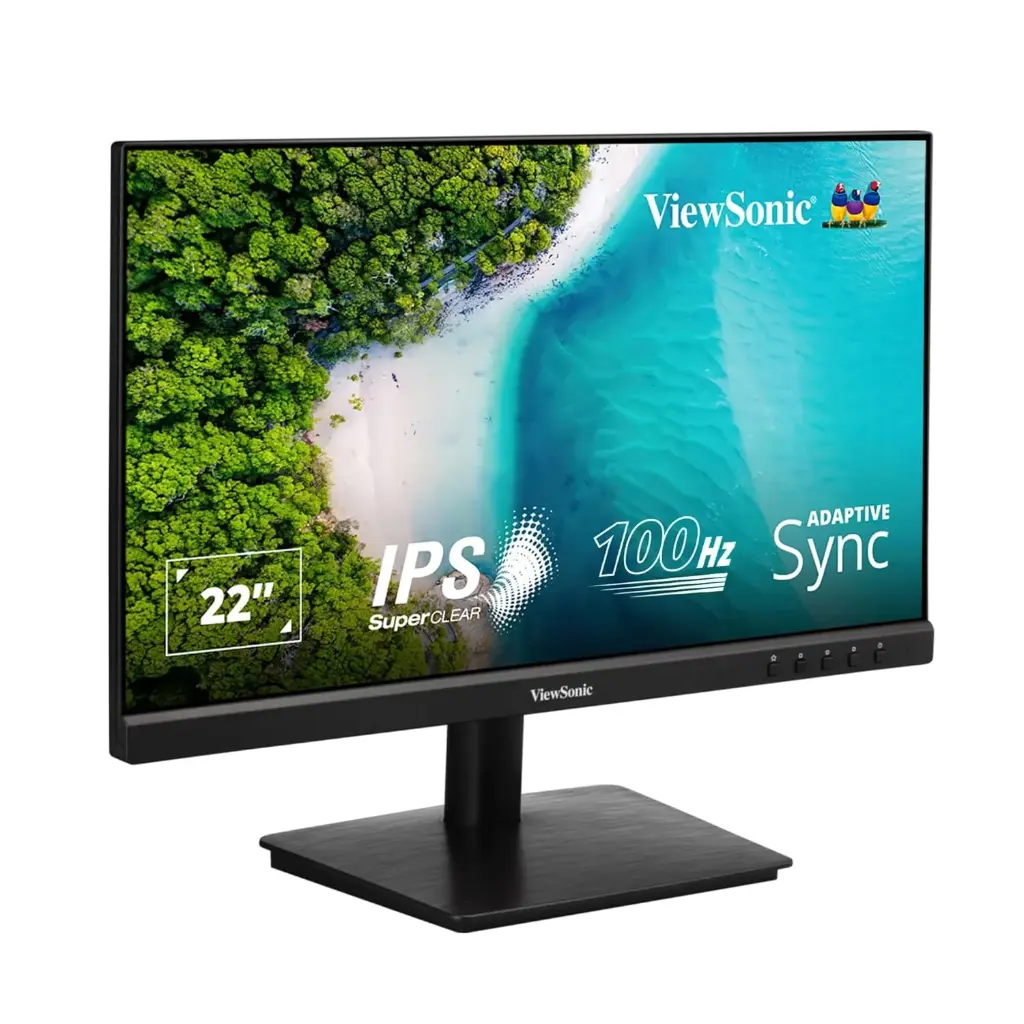 ViewSonic (from USA) - VA2209-MH 55.88 Cm (22") Full HD IPS 100 Hz Adaptive Sync Office and Home Use Monitor | Eye-Care | Flicker Free | 2WxSpeaker|...