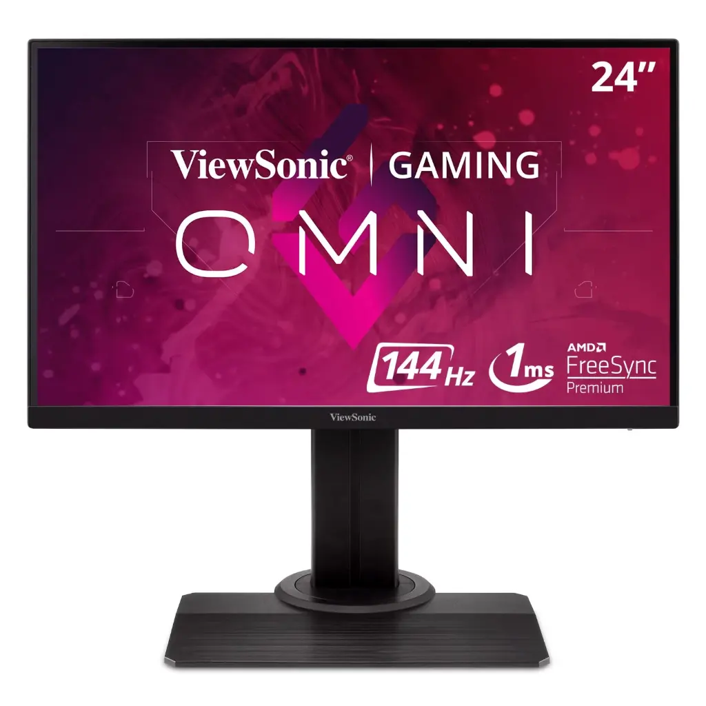 Viewsonic Omni Gaming Monitor Xg2405 24 Inch (60.96 Cm) Fhd 1920 x 1080 Pixels, IPS Panel, Frameless Gaming Monitor, 144Hz, 1Ms, 2 X Hdmi 1.4 and Dp Port...