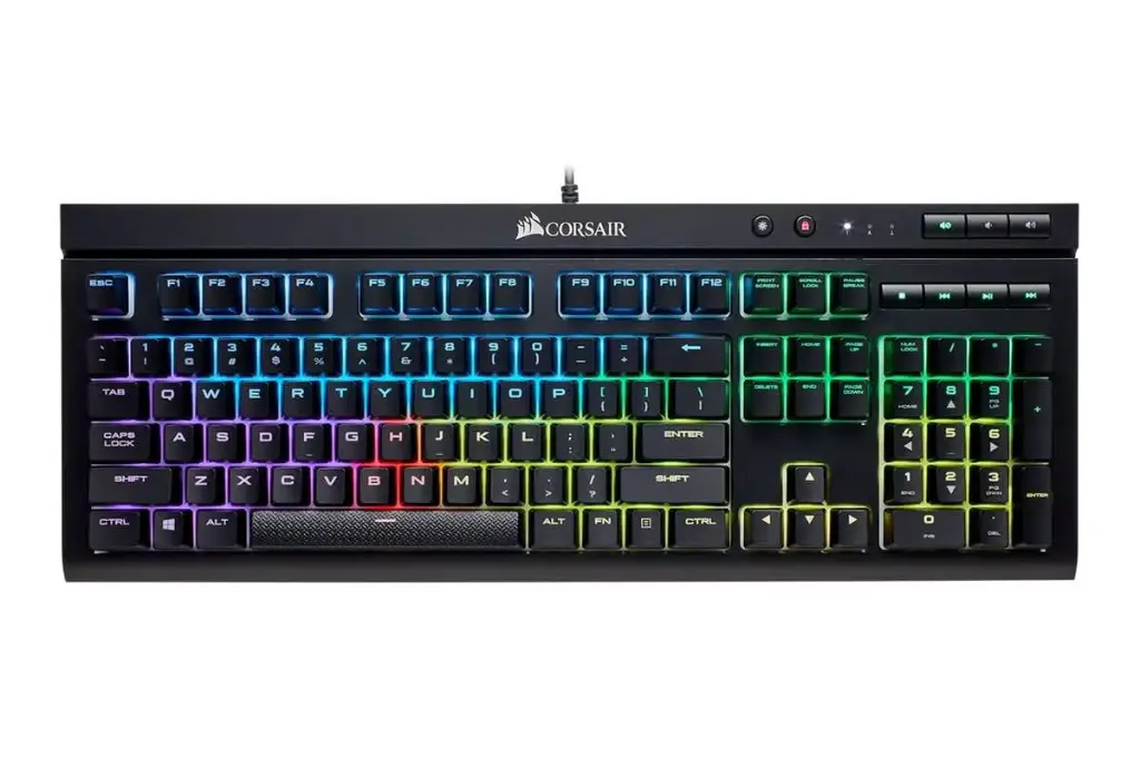 Corsair K68 Dust and Spill Resistant RGB Wired Mechanical Gaming Keyboard (Cherry MX Red- Black)