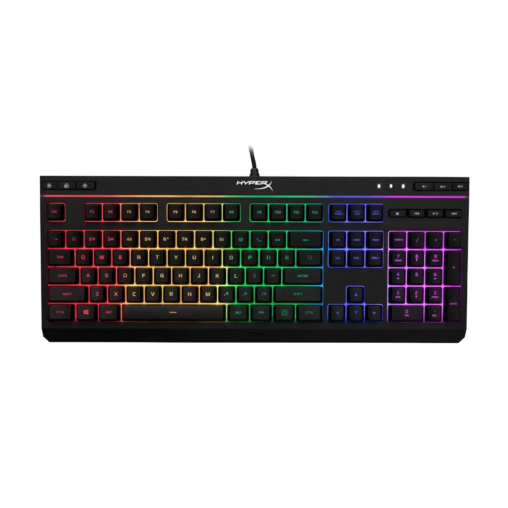 HyperX Alloy Core RGB USB Membrane Gaming Keyboard - Black (HX-KB5ME2-US)