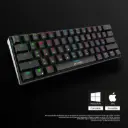 ANT ESPORTS MK1300 MINI BLUE MECHANICAL OUTEMU BLUE SWITCHES GAMING KEYBOARD