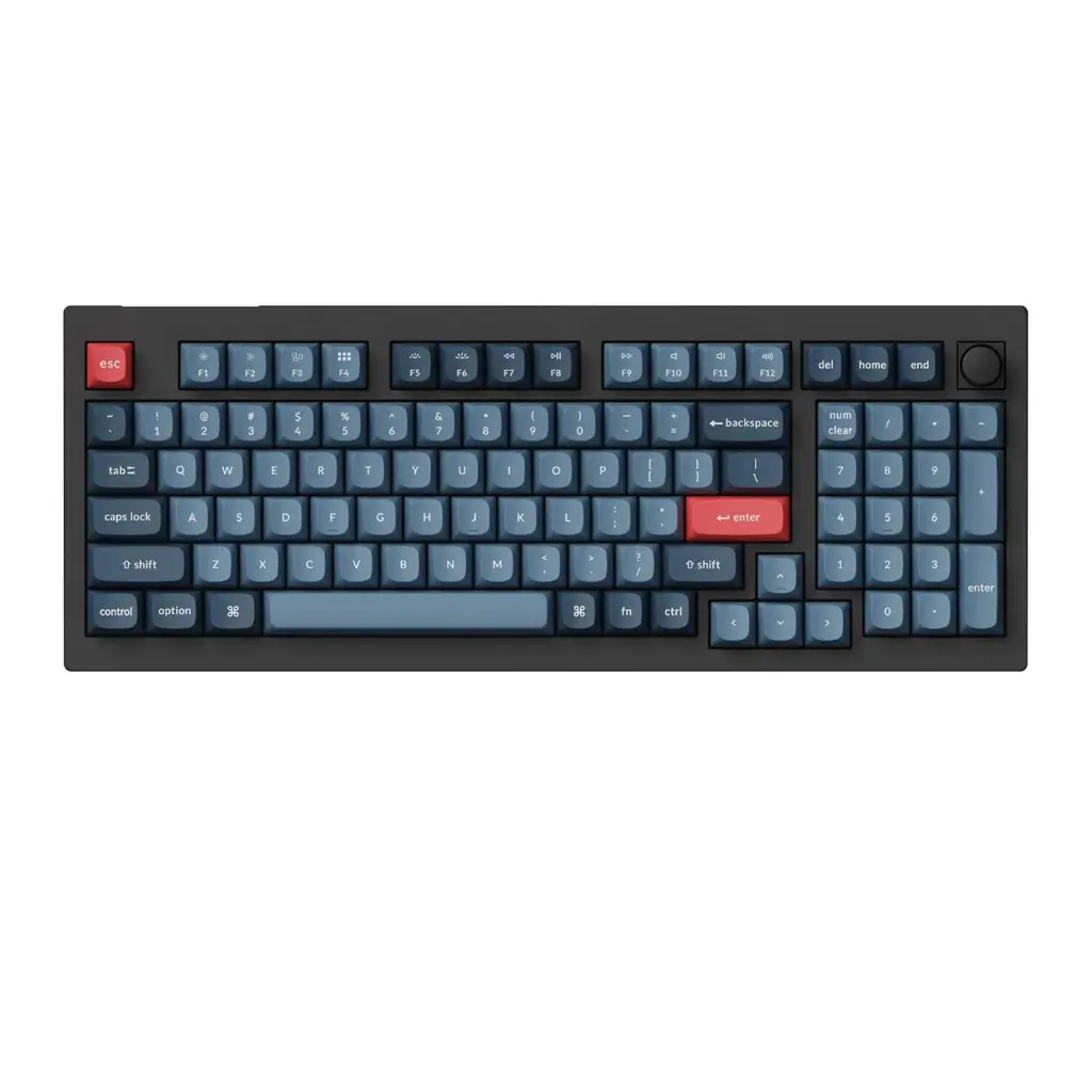 Keychron V5 Max Custom Wirless Mechanical Keyboard, 2.4 GHz/Bluetooth/Wired 3-Mode 100 Keys RGB Backlight QMK/VIA Programmable Macro, Hot-Swap Gateron...