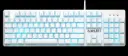 GAMDIAS Aura GK1 White | Full-Size Wired Mechanical Keyboard | Tactile Mechanical Switches | Multi-Colour Backlit Keys | 10 Built-in Hot Keys | USB A
